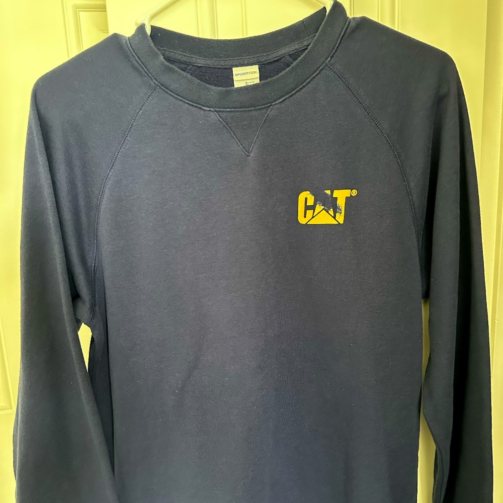 Blue full sleeve sweatshirt